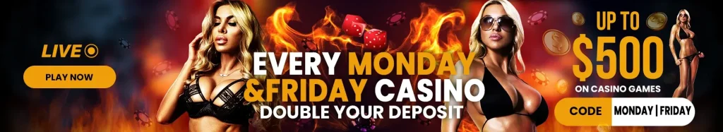 monday bonuses in Topless Casino